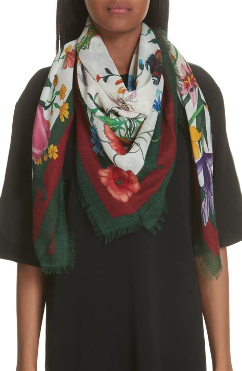 nordstrom gucci silk scarf